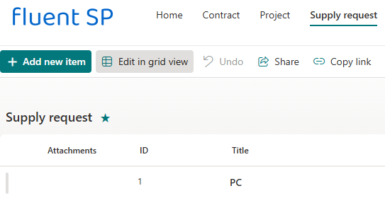 עריכה מהירה ברשימת SharePoint